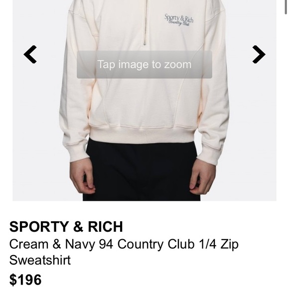SPORTY & RICH CREWNECK - Picture 3 of 10